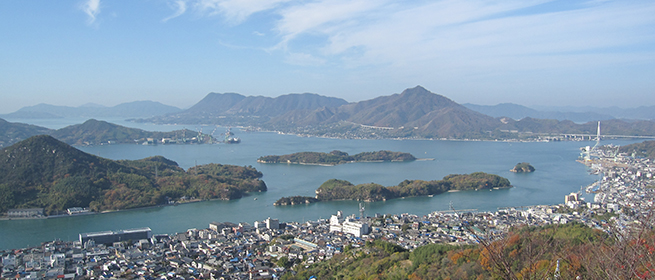因島の風景